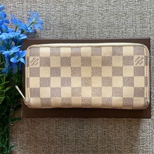 💙White ZIPPY DAMIER AZUR 💙